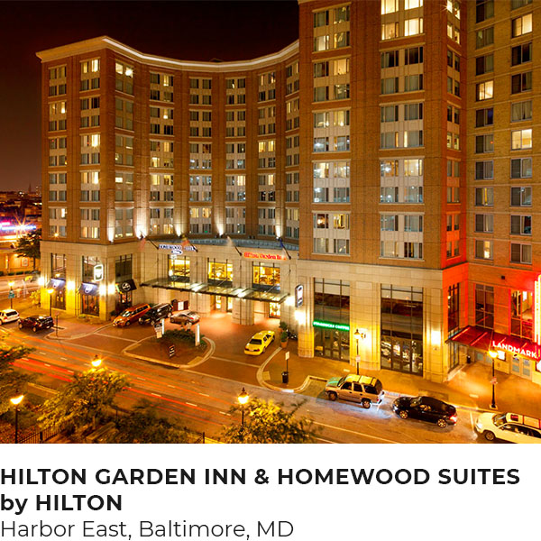 Harbor East, Hilton Garden Inn & Homewood Suites by Hilton